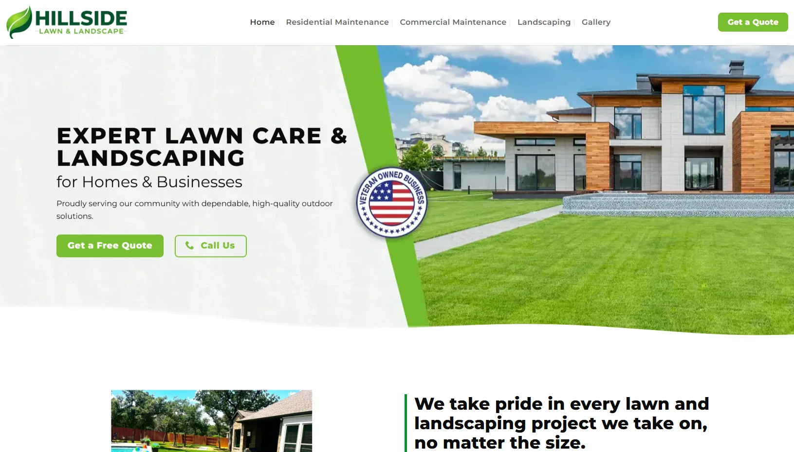 Hillside project
