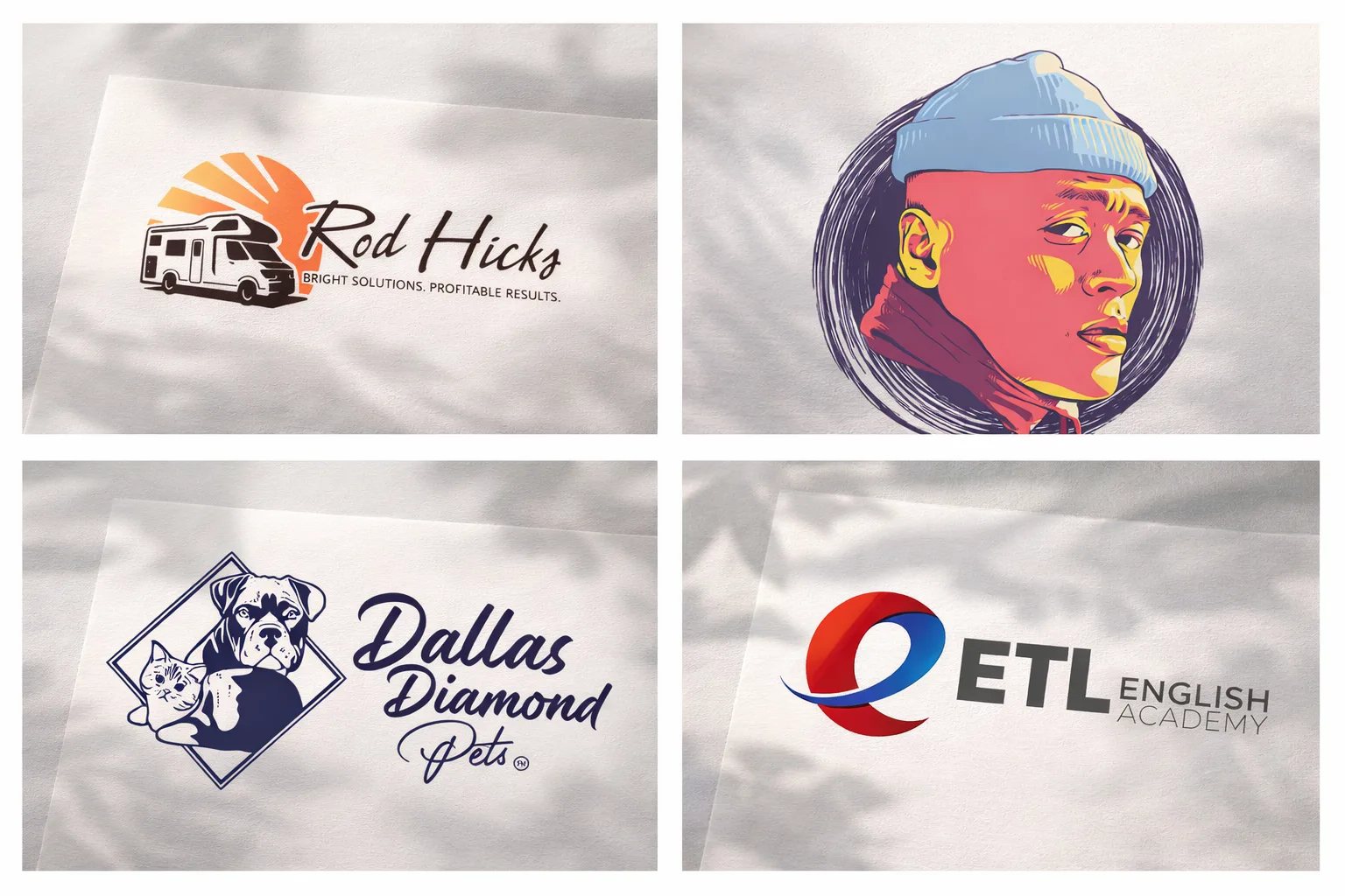 Logo presentation showcase