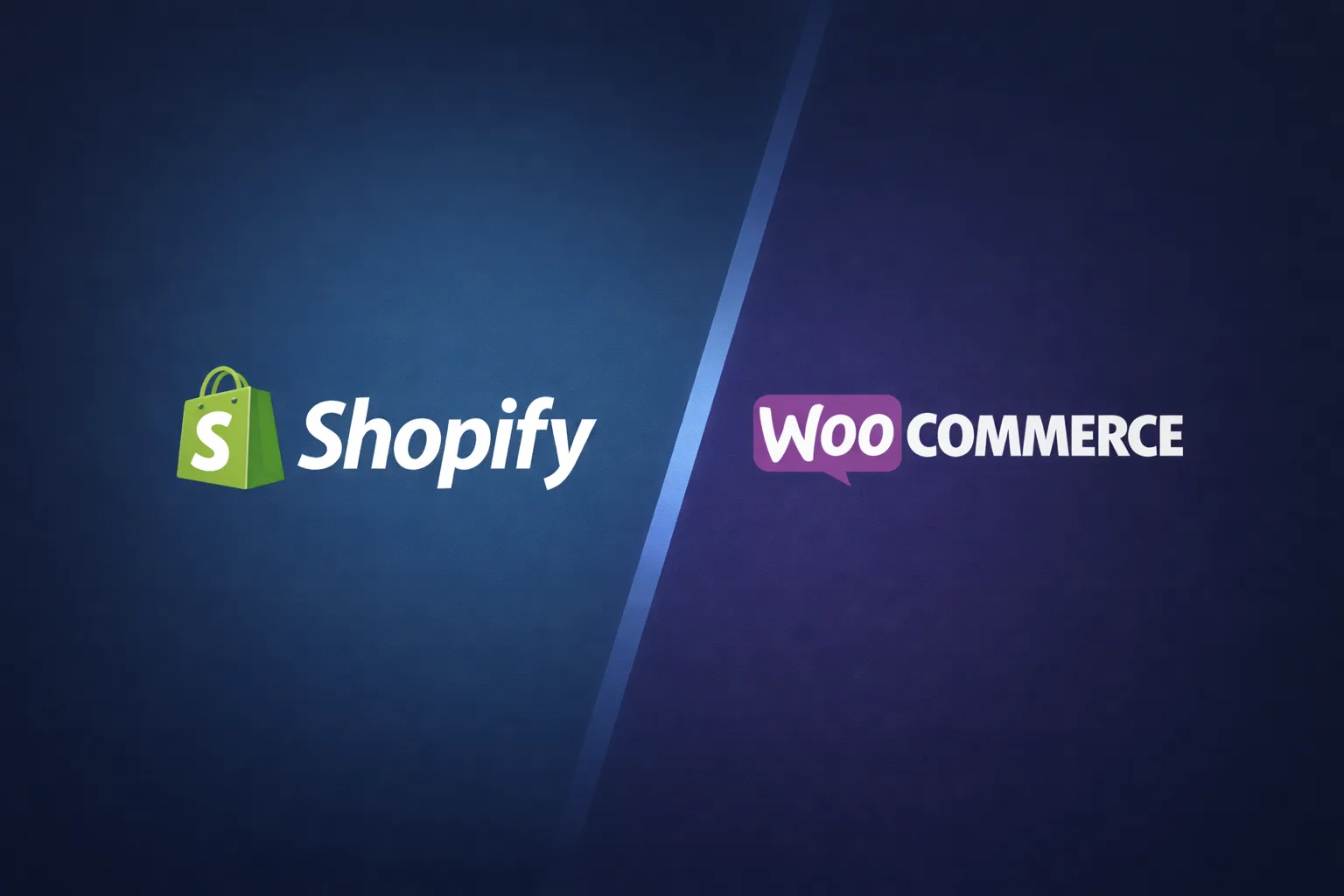 Shopify and WooCommerce e-commerce design comparison