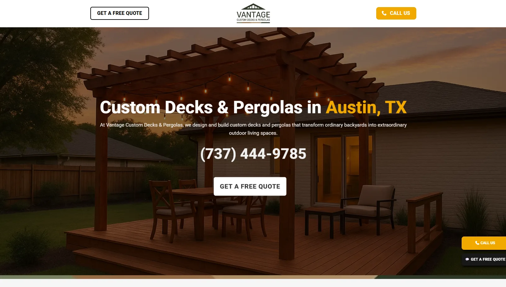 Vantage Outdoor project